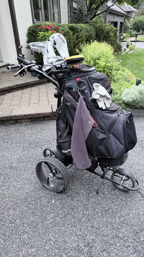 Electric golf push cart with - electric,