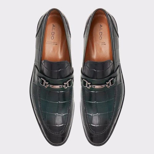 Aldo men green leather - men’s,