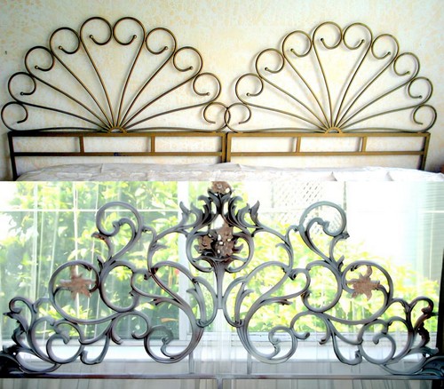 Vtg art nouveau frosted - art, copper