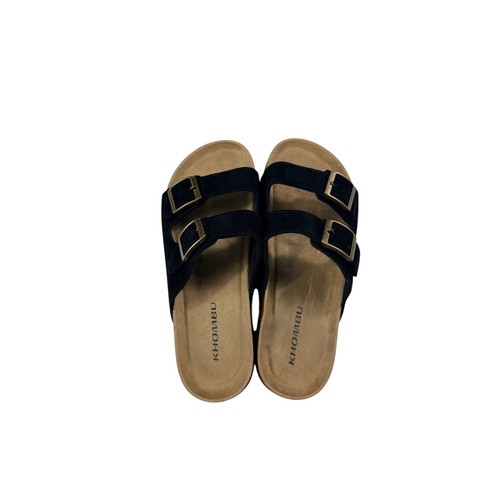 Khombu black faux suede two - khombu,