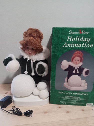Vtg santa best girl - 18",
