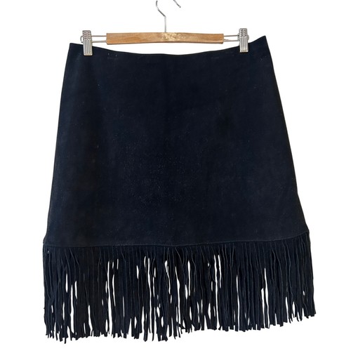 Vtg passport suede skirt - passport, sz