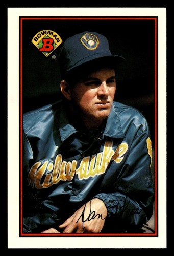 Dan plesac 1989 bowman - ⚾,