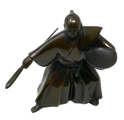 Japanese old samurai warrior - samurai, w