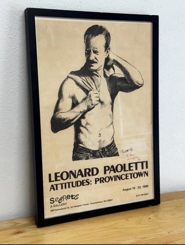Rare leonard paoletti signed - paoletti,