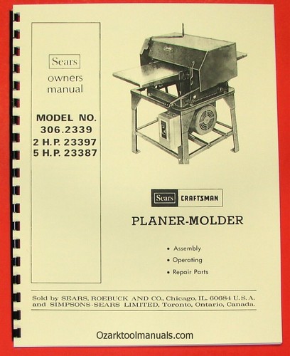Craftsman 306 2339 wood - craftsman, 306.2339