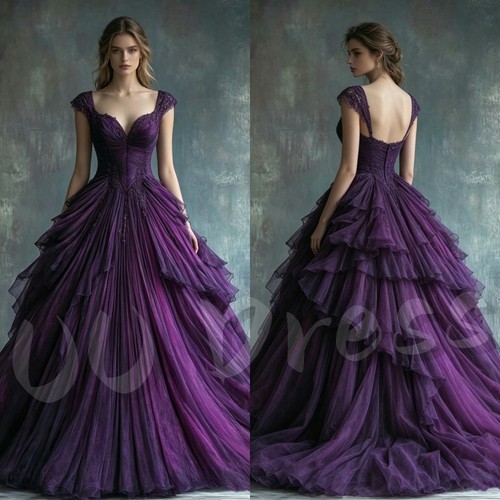 Gothic neck wedding dresses - neck,