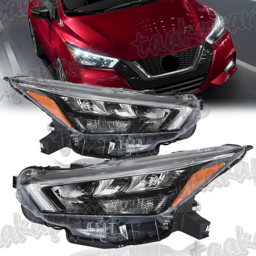 Pair headlights headlamps - pair,