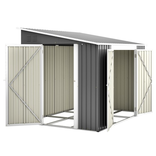8x6ft outdoor single slope - outdoor,