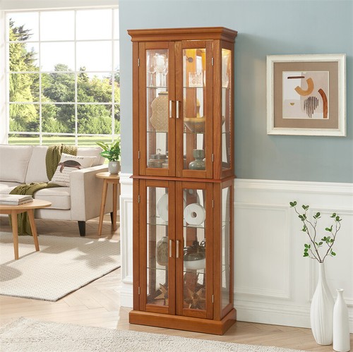 Lighted curio diapaly cabinet - diapaly,