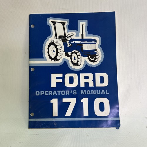 Ford 1710 tractor operators - 1710,