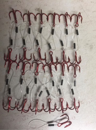 Red stinger hooks - hooks, #8/#10