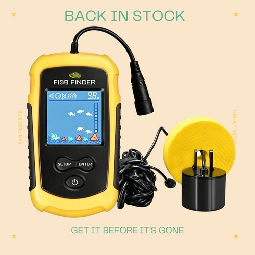 Portable handheld fish finder - portable,