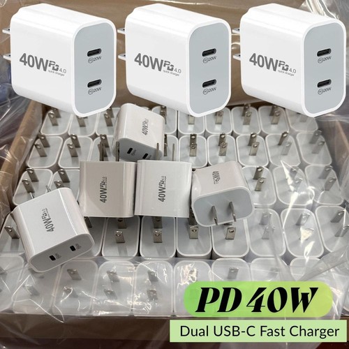 40w usb wall charger block - 40w,