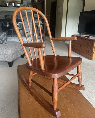Vintage antique childs rocker - antique,