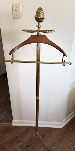 Vintage solid brass - solid, pineapple