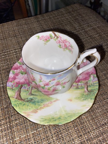 Footed cup saucer - &, set
