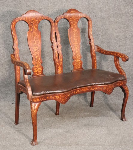 Leather upholstered dutch - leather,