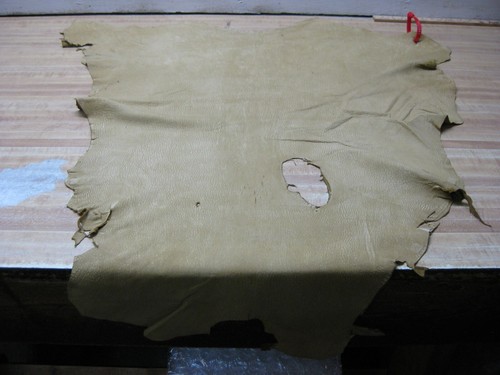 Top grain deer - grain, leather