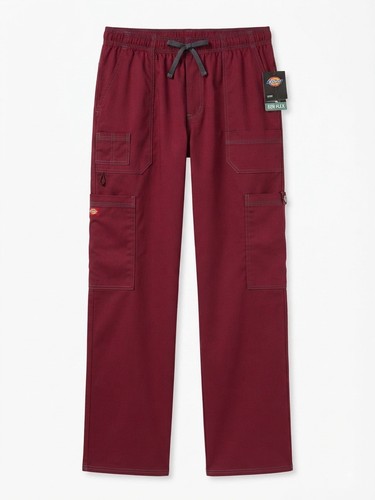 Wine dickies scrubs gen flex - wine,