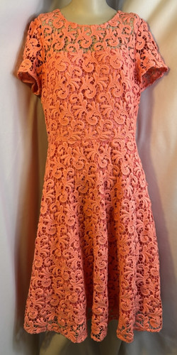 John peach guipure lace - peach,