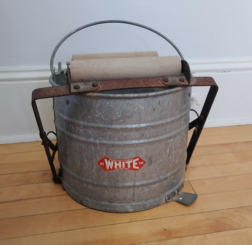 Vintage white mop - vintage,