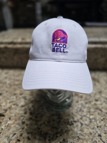 Taco bell white baseball hat - taco,