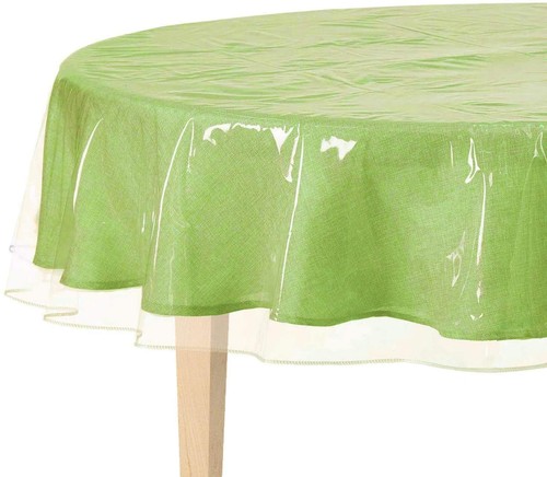 Inch clear round tablecloth - inch,