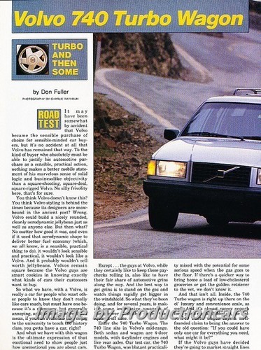1990 volvo 740 turbo - volvo, wagon