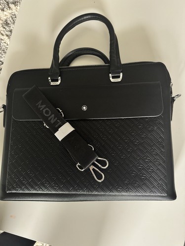 Montblanc platinum leather - platinum,