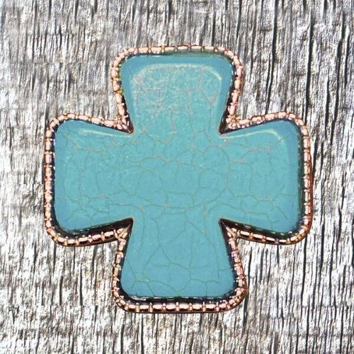 Bling conchos stone cross - bling,