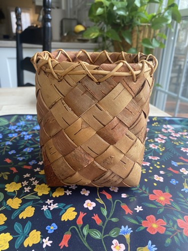 Handmade woven birch - woven, bark