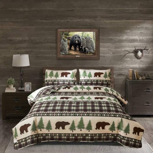 Quilt set queen size rustic - quilt,