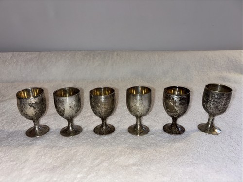 Tall silverplated epns - 2,