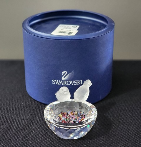 Swarovski silver crystal bird - swarovski,