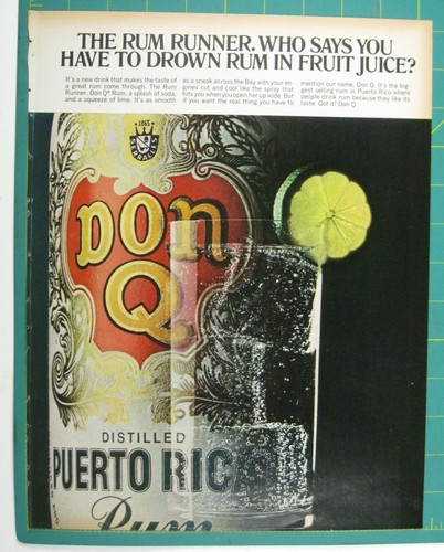 Print don rum puerto rico - don, q