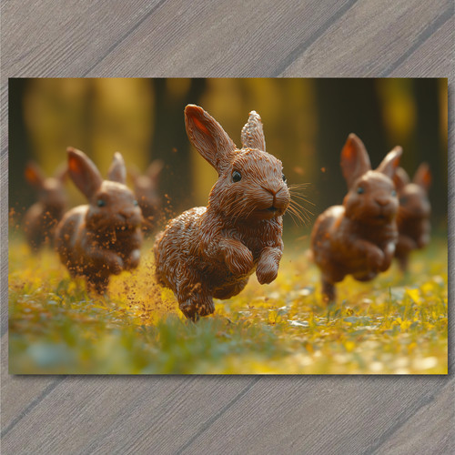 Art card easter - easter, chocolate