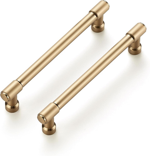 Champagne bronze kitchen pulls - kitchen,