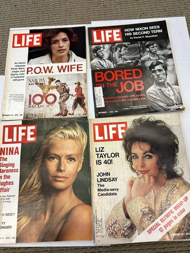 Life magazines 1972 - magazines,