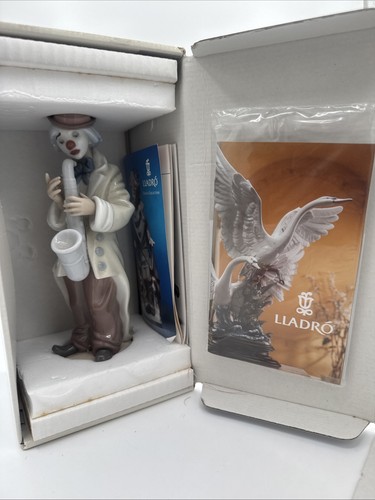 Lladro sad sax clown - lladro, in