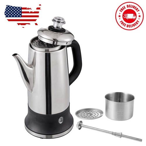 Cup electric percolator - 12-cup,