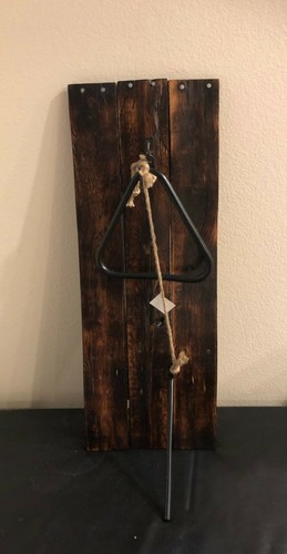 Dinner triangle upcycled - triangle,
