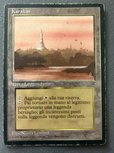 Mtg karakas legends italian - mtg,