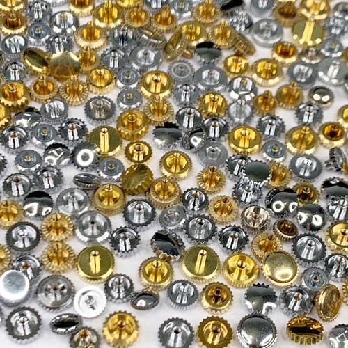 100 watch crowns - parts, art
