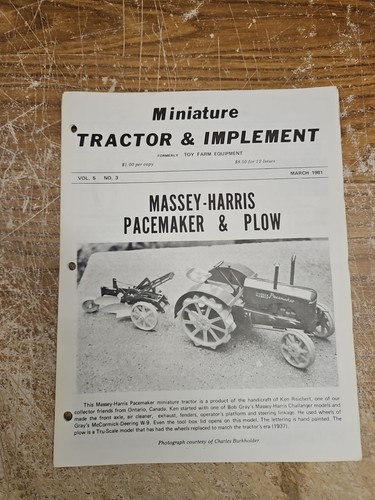 Miniature tractor implement - tractor,