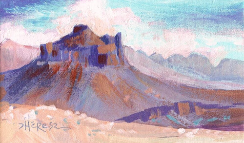 Original art 3x5 landscape
