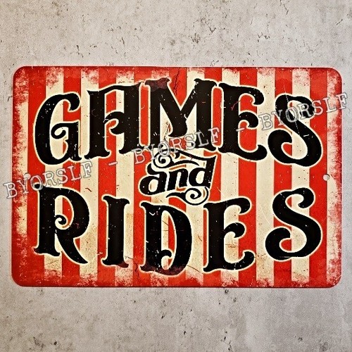 Carnival circus metal - carnival, sign