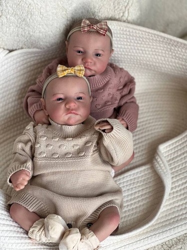 Reborn twins newborn baby - reborn, 19"