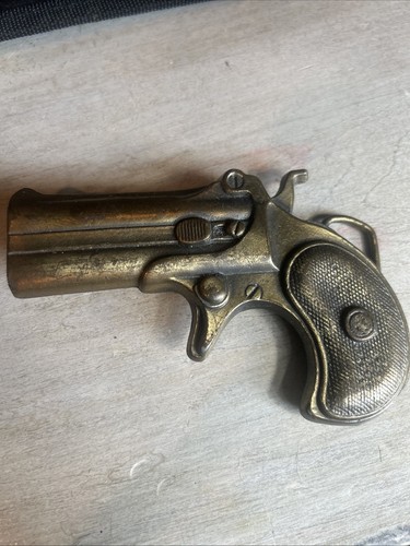 Vintage metal derringer belt - metal,
