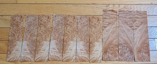 Maple burl veneer pieces 2 - maple,